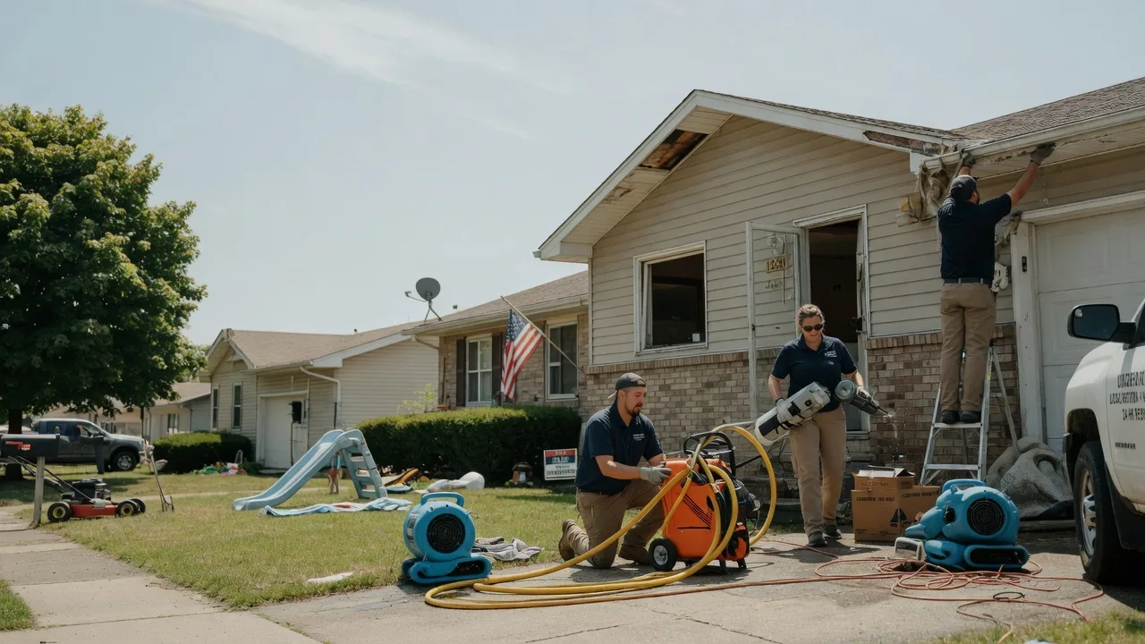 Water Damage Restoration in Commercial Point, OH near me